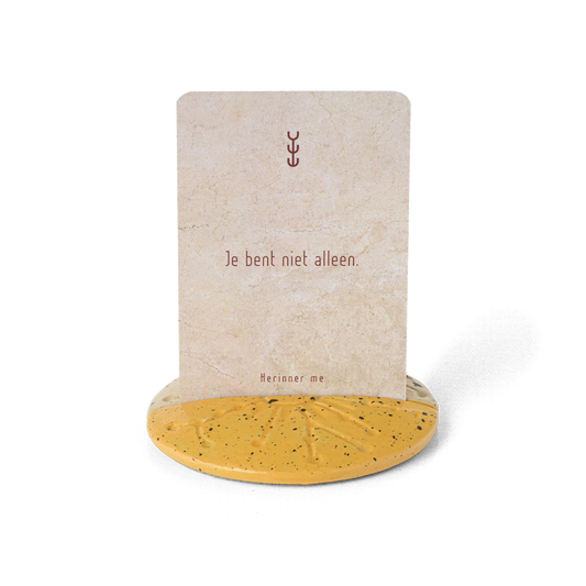 Kaarten houder Mapuche sunset geel